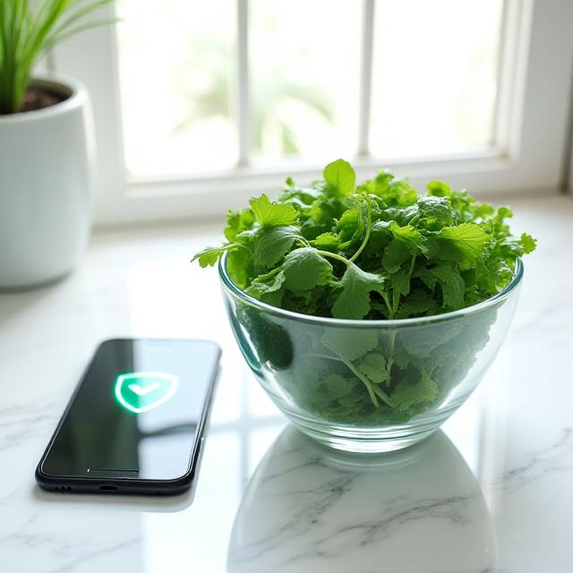 Secure data protection visual